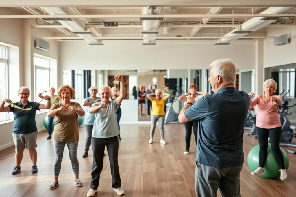 Musculação para idosos exercícios físicos